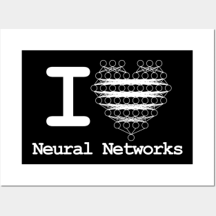 "I Love Neural Networks" Posters and Art